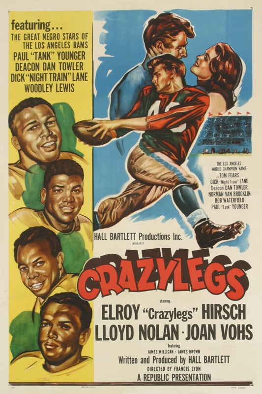 - "Crazylegs" Hirsch Black Movie Poster