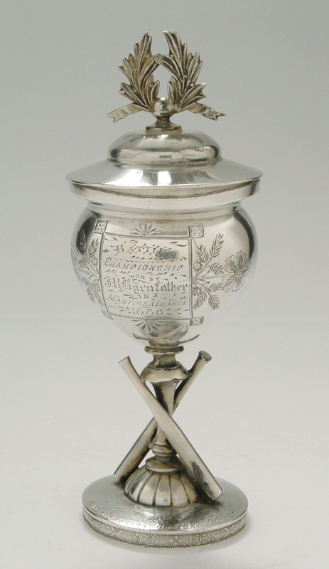 - 1886 Metropolitan BBC Championship Baseball Trophy