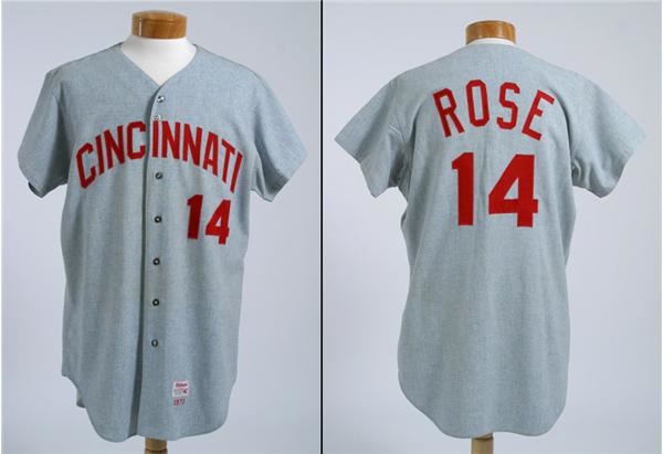 - 1971 Pete Rose Game Worn Flannel Jersey