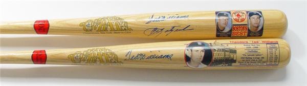 - Ted Williams Limited Edition Bats, Cooperstown Famous Player  and Cooperstown Boston's Best (with Carl Yastrzemski) (2)