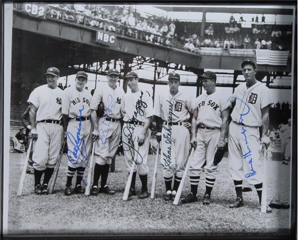 Baseball Autographs - 1937 All-Stars Signed Photo