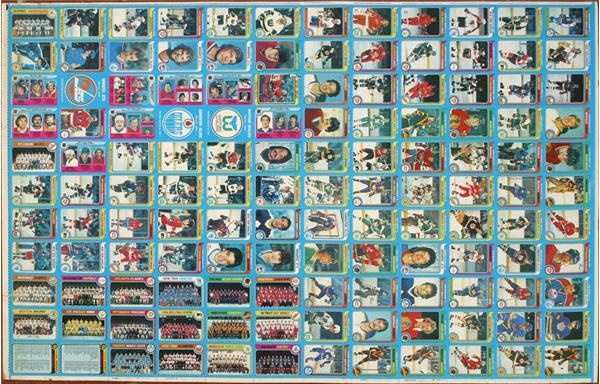 - 1979/80 OPC Uncut Sheet with Gretzky Rookie