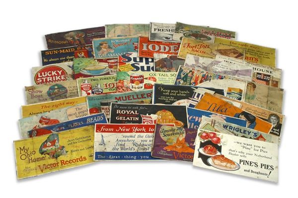 - 35 Different Circa 1930 Americana Trolley Signs