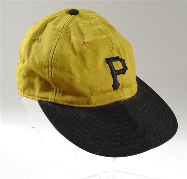 Clemente and Pittsburgh Pirates - 1970 -72 Roberto Clemente Game Worn Hat