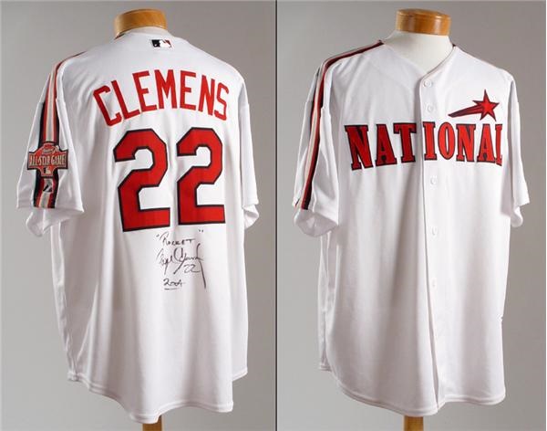- 2004 Roger Clemens Pre Game All Star Worn Jersey