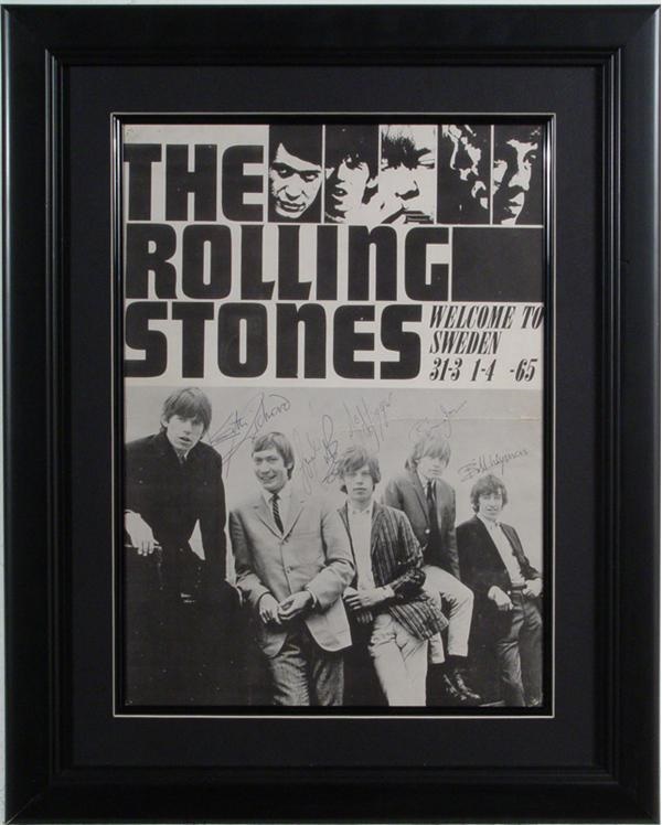 1965 Swedish Rolling Stones Signed Program