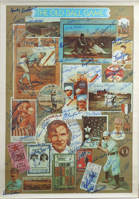 - Hall of Famers Signed Poster