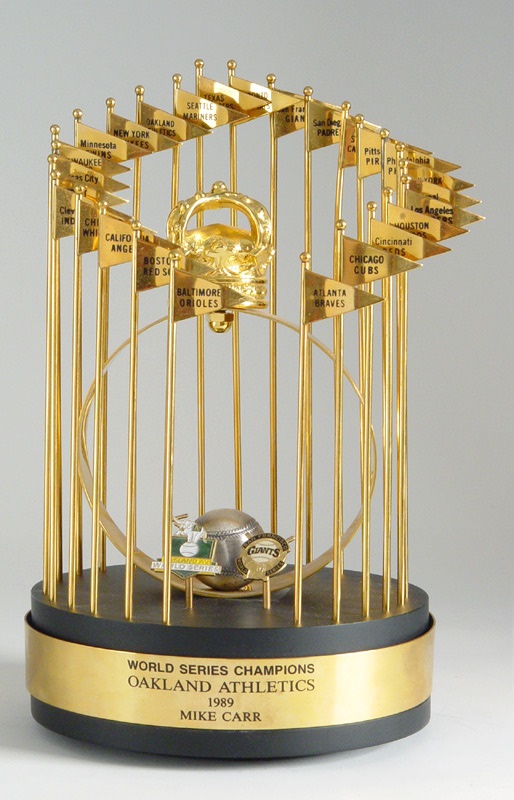 - 1989 Oakland A's World Series Trophy