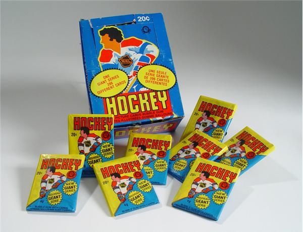 - 1980/81 OPC Hockey Wax Box