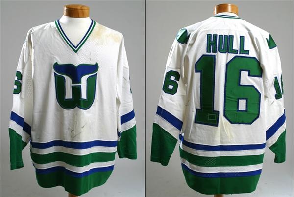 - Bobby Hull's 1979-80 Hartford Whalers Game Worn Jersey - Bobby's Last Jersey!