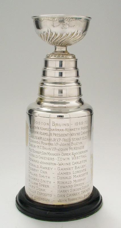 - 1969-70 Boston Bruins Stanley Cup Trophy (13”)