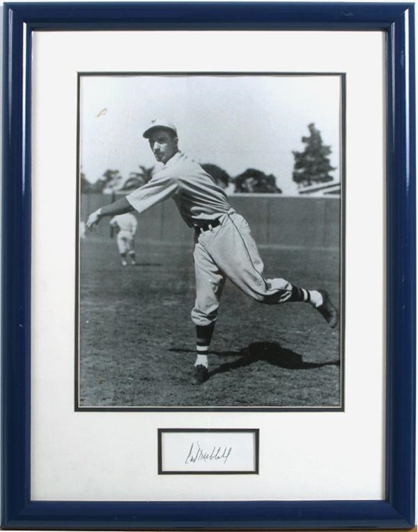 - Miscellaneous Framed Baseball Signatures and Signed Photographs