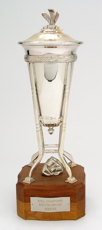 - Tom Johnson's 1989-90 Boston Bruins Prince of Wales Trophy (13")