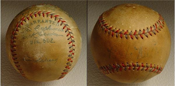 - Babe Ruth, Lou Gehrig Signed Baseball