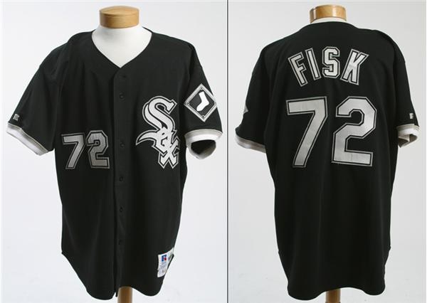 - 1993 Carlton Fisk Black Alternate Game Used Jersey