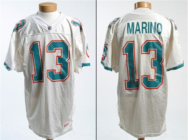 - 1992 Dan Marino Signed Miami Dolphins Game Used Jersey