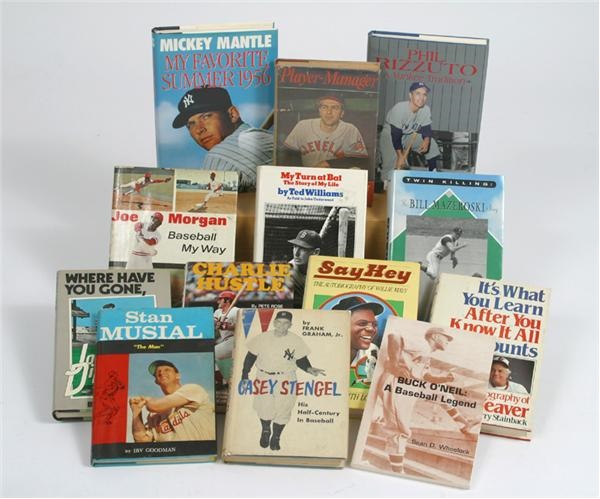 - Signed Baseball Book Lot (54)