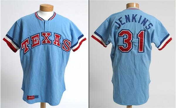 - 1975 Ferguson Jenkins Texas Rangers Signed Game Used Jersey