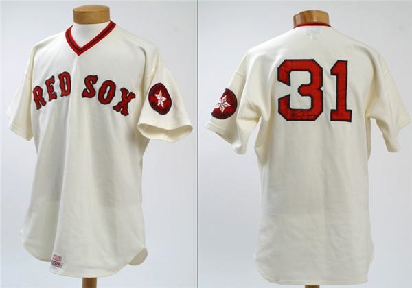 - 1976 Ferguson Jenkins Home Red Sox Game Used Jersey
