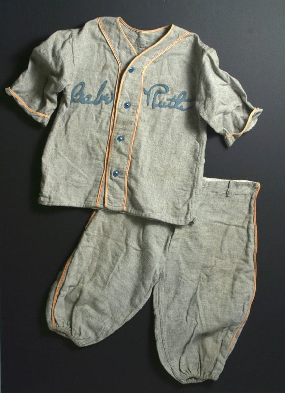 - Vintage Babe Ruth Child's Baseball Uniform