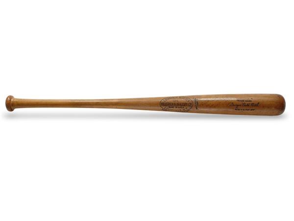 - Circa 1933-34 Babe Ruth Game Used Bat Signed by Lou Gehrig