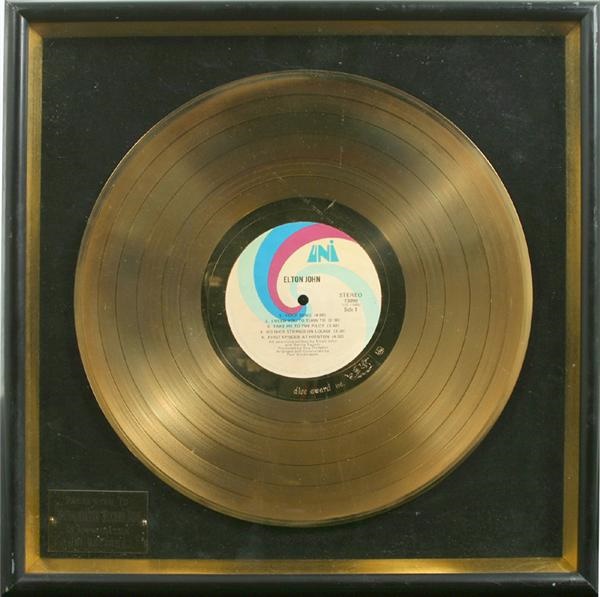 Music Awards - Elton John Gold Record