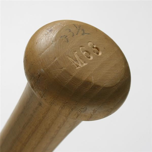 - 1972 Willie Mays Autographed Game Used Bat (35")
