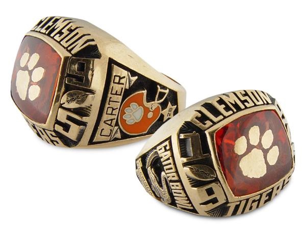 - Andre Carter's 1995 Clemson Tigers Gator Bowl Players Ring