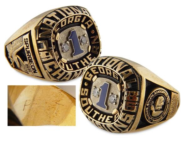 - 1986 Georgia Southern Eagles National 1-AA Champions Ring