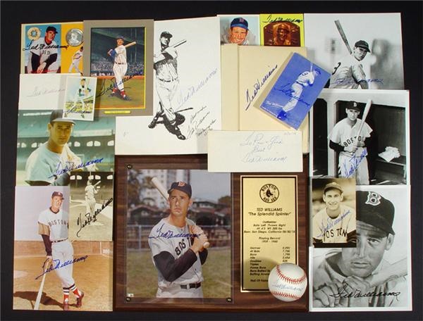 - Ted Williams Autograph Collection (20)