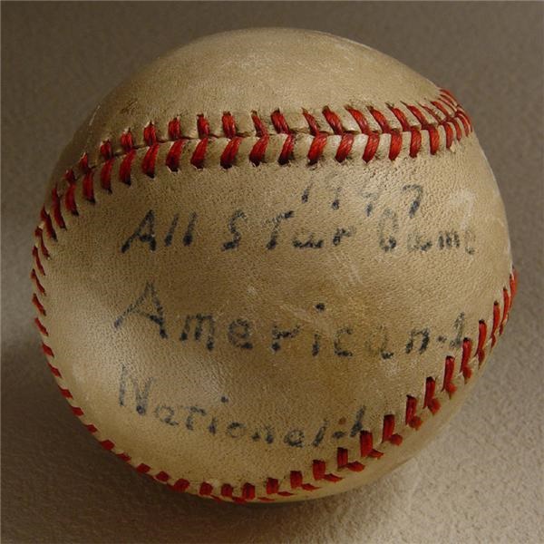 - 1947 Game Used All Star Baseball