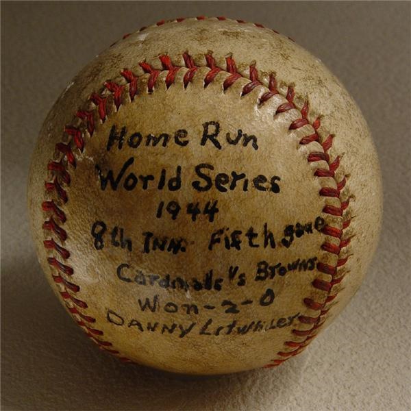 - 1944 World Series 5th Game Home Run Baseball