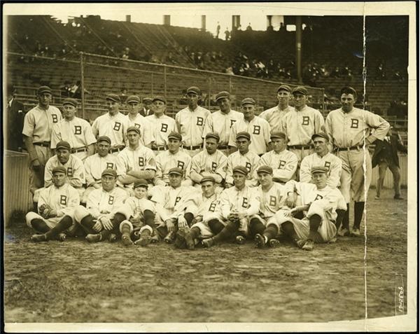 - 1914 Boston Braves 8 x 10 Wire Photo