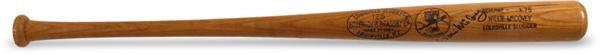 - 1976 Willie McCovey Game Used Autographed Bicentennial Bat (35")