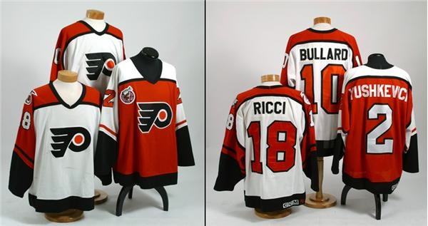 - Philadelphia Flyers Game Worn Jersey Collection (3)