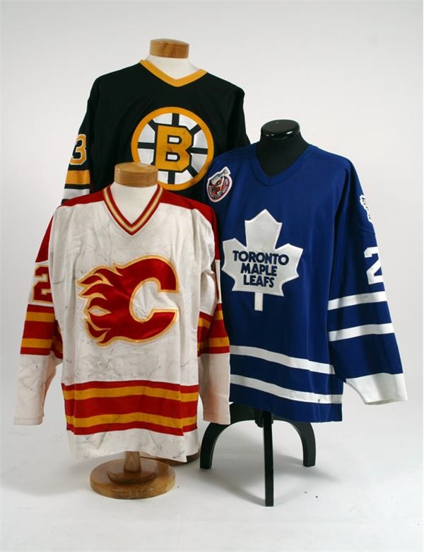 - Game Worn NHL Hockey Jersey Collection (3)