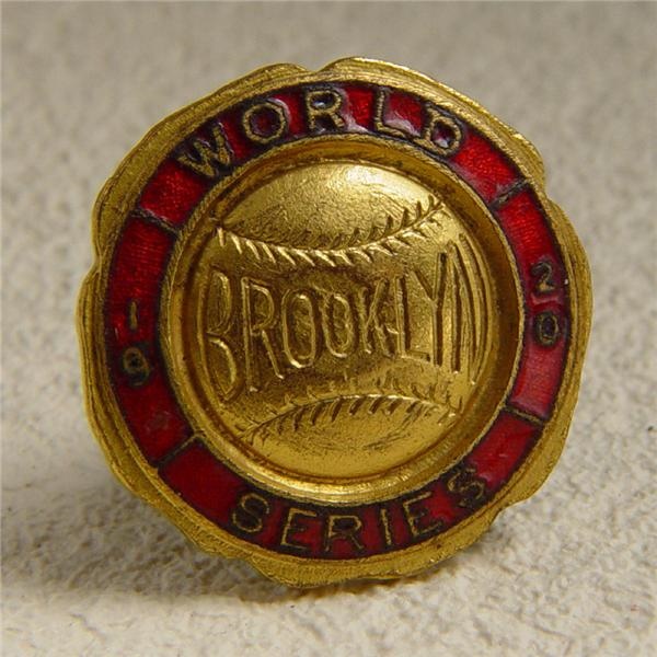 - 1920 Brooklyn Dodgers World Series Press Pin