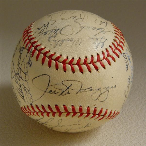 - 1951 New York Yankee Team Signed Ball