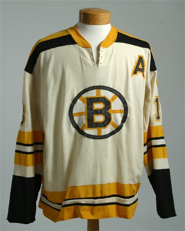 - 1970 Ed Westfall Boston Bruins Game Worn Jersey
