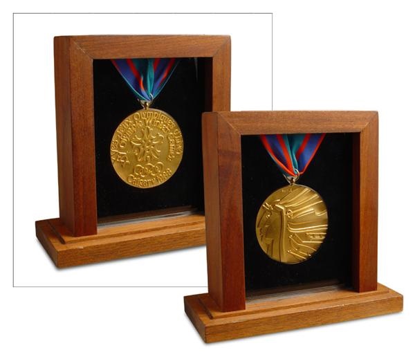 - 1988 Winter Olympics Salesman's Sample Gold Medal