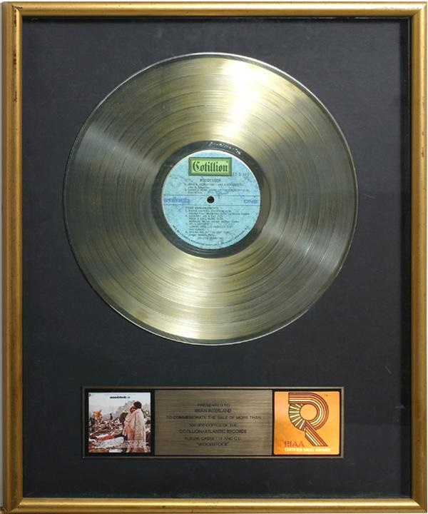 - Woodstock Gold Record