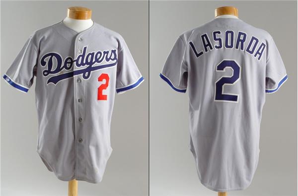- Tommy Lasorda 1988 Game Used Road Jersey