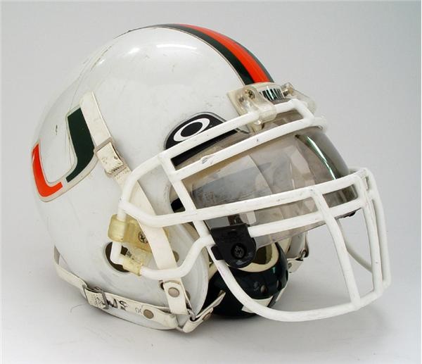 - Clinton Portis Game Used 2002 Rose Bowl Helmet