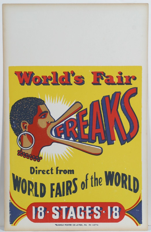 - 1939 New York World's Fair Freak Show Poster