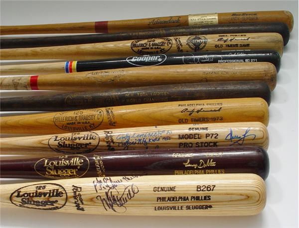 - 19 Assorted Philadelphia Bats