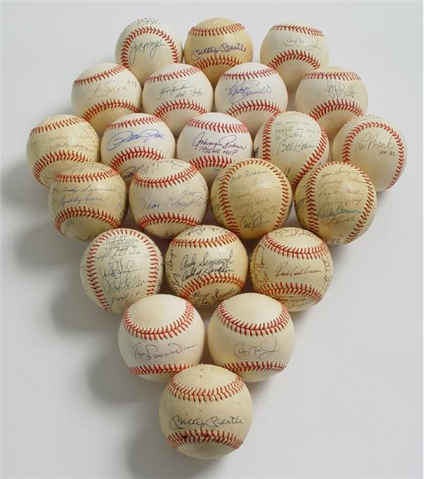 Collection of Signed Baseballs from Andy Seminick