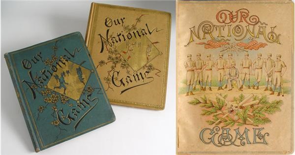 Two 1887 "Our National Game" Albums
