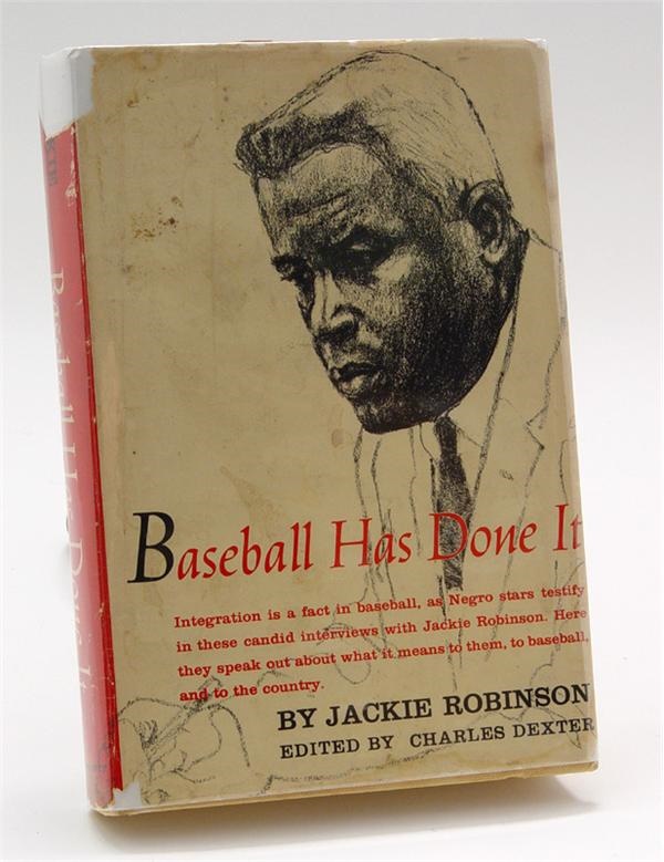 - Jackie Robinson Autographed Book, "Baseball Has Done It"
