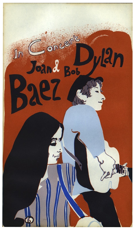 - 1965 Dylan/Baez Tour "Von Schmidt" Flyer