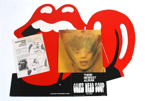 - 1973 Rolling Stones "Goatshead Soup" Promo and Counter Display